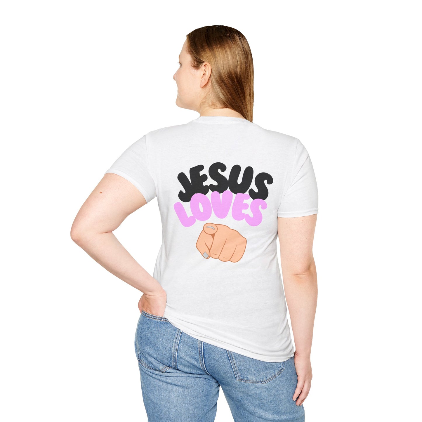 Unisex Jesus loves you t-shirt